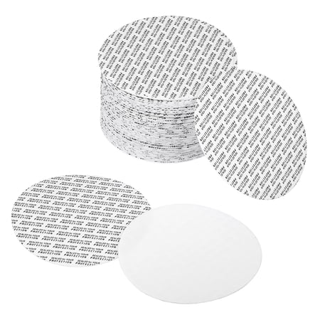 Uxcell 98mm PS Foam Resistant Tamper Pressure Sensitive Seal White 150 Pack