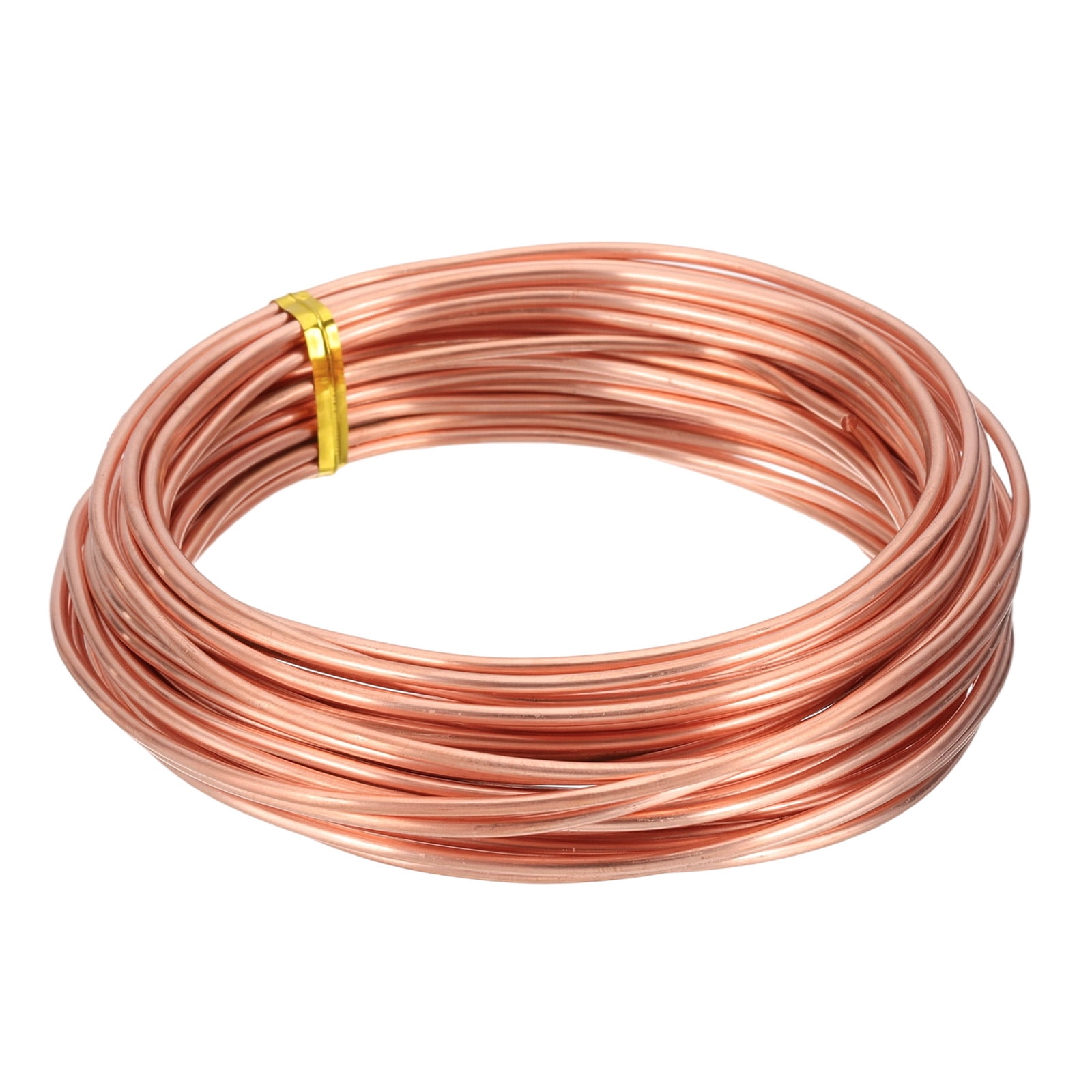 Uxcell 99.9% Solid Bare Pure Copper Wire Soft 1 Pack 30Ft (9m) 12 Gauge (2mm)
