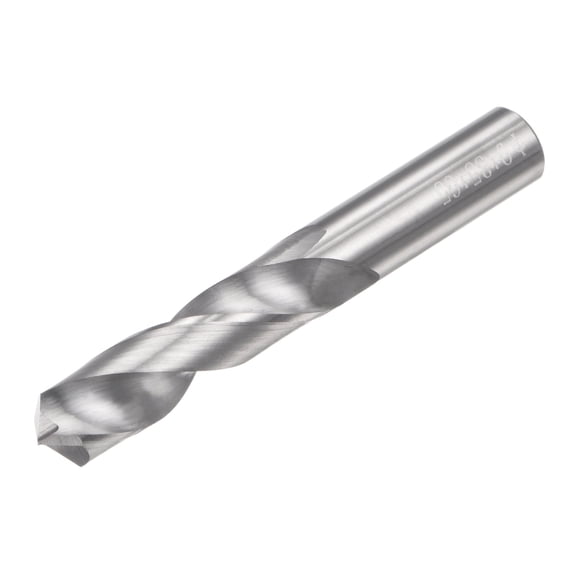 Uxcell 9mm C2/K20 Tungsten Carbide Straight Shank Spiral Flutes Twist Drill Bit