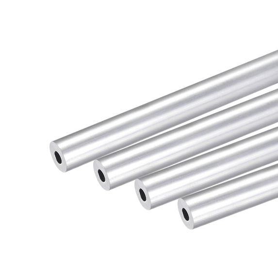 Uxcell 9mm OD 5mm Inner Dia 250mm Length 6063 Aluminum Round Tube 4 Pack