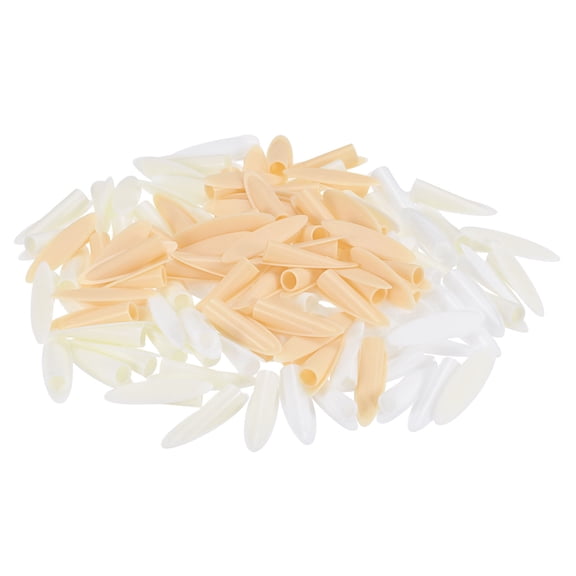 Uxcell 9mm Plastic Pocket Hole Plug,for Jig Working Tool,White Beige Khaki 150pack