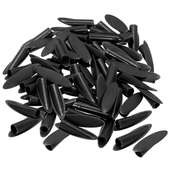 Uxcell 9mm Plastic Pocket Hole Plugs,Wood Plugs Covers Slant Hole Caps for Jig Working Tool,Black 200PCS