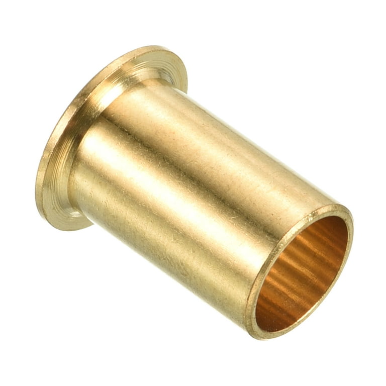 Uxcell 9mm Tube Brass Compression Fittings, 1 Pack Insert Compression  Sleeve Fitting
