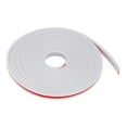 thumbnail image 1 of Uxcell 9mm x 5000mm Flexible TPE Self Adhesive U-Shape Veneer Edging Edge Banding White, 1 of 6