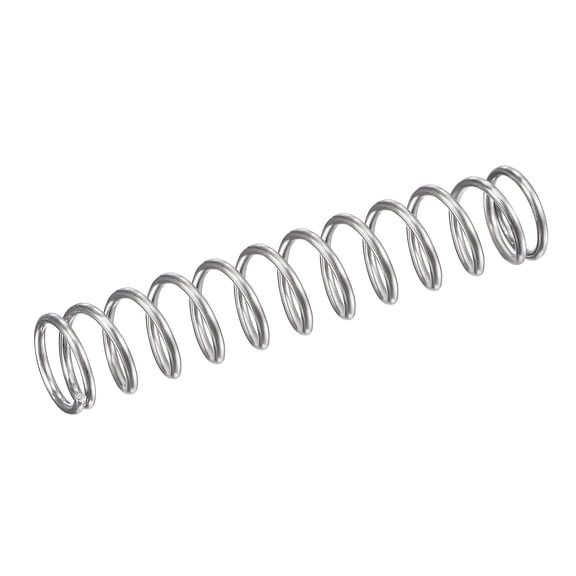 Uxcell 9mmx1mmx45mm 304 Stainless Steel Compression Spring 31.4N Load Capacity 20 pcs