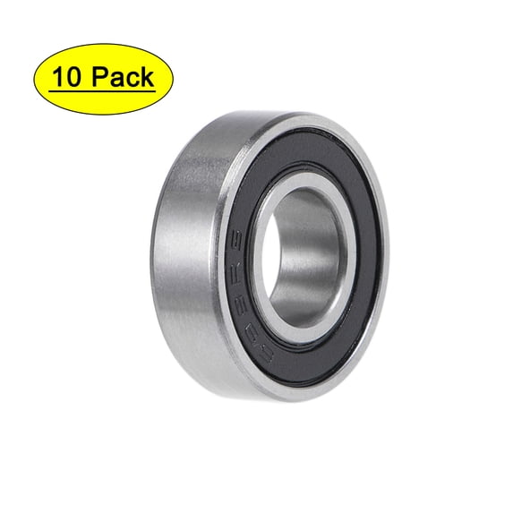 Uxcell 9x20x6mm 699-2RS Double Sealed P6 Ball Bearings Chrome Steel 10 Pack
