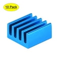 thumbnail image 1 of Uxcell 9x9x5mm Blue Sticky Aluminum Heatsink Electronics Cooler 10 Pcs, 1 of 5