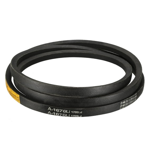 Uxcell A-1676/A66 Drive V-Belt Inner Girth 66 inch Industrial Power Rubber Transmission Belt