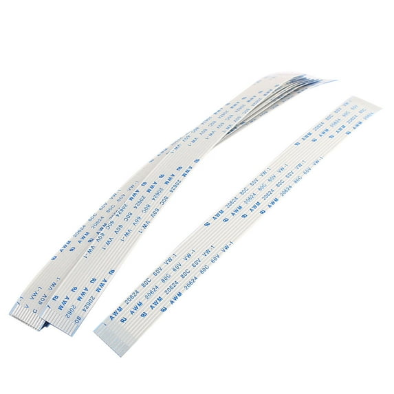 Uxcell A Type AWM 20624 80C 60V VW-1 Flexible Flat Cable FFC 0.04" Pitch 12 Pin 5.91" 10Pcs