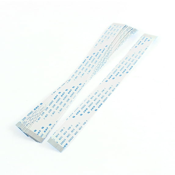 Uxcell A Type AWM 80C 60V VW-1 Flexible Flat Cable FFC FPC 0.02" Pitch 28 Pin 5.91" 10Pcs