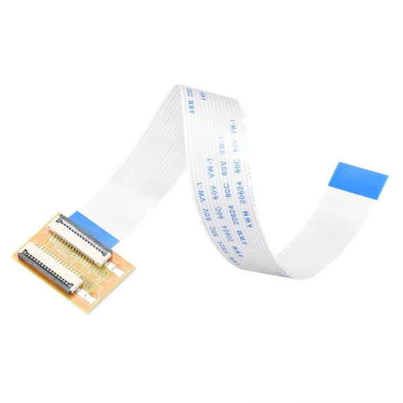Uxcell A Type Flexible Flat Cable and Flip Up to Mount Extend Adapter Kit, 15 Pin 1.0mm Pitch 200mm FFC