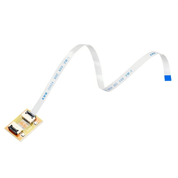 Uxcell A Type Flexible Flat Cable and Flip Up to Mount Extend Adapter Kit, 8 Pin 0.02" Pitch 7.9" FFC for Laptop