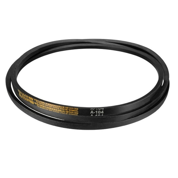 Uxcell A104 Drive V Belt Girth 104 inch Industrial Power Rubber Transmission Belt