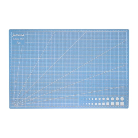 Uxcell A3 Self-Healing Cutting Mat 18"x12" Double-Sided Craft Cutting Board for DIY Art Work Cutting, Blue