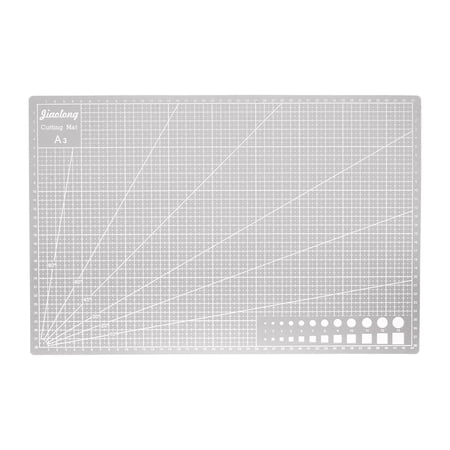 Uxcell A3 Self-Healing Cutting Mat 18"x12" Double-Sided Craft Cutting Board for DIY Art Work Cutting, Grey