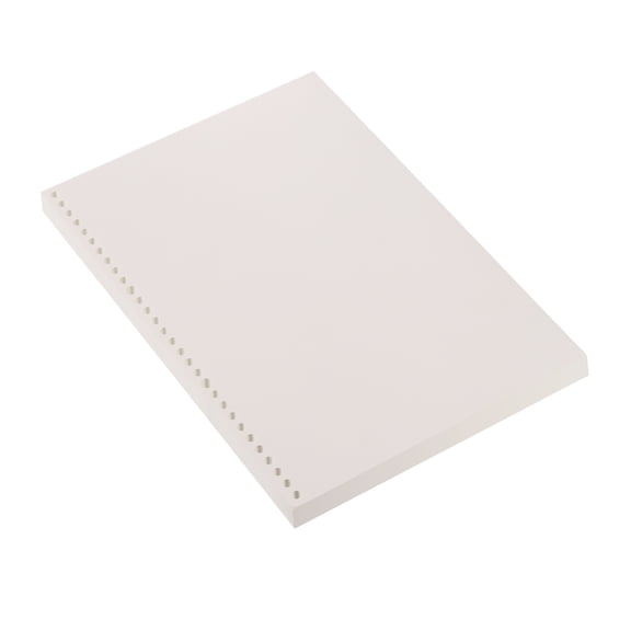 Uxcell A4 Loose Leaf Paper for Binders Notebook Punch Filler Paper 30 Hole 180 Sheets Blank Paper 100gsm, White