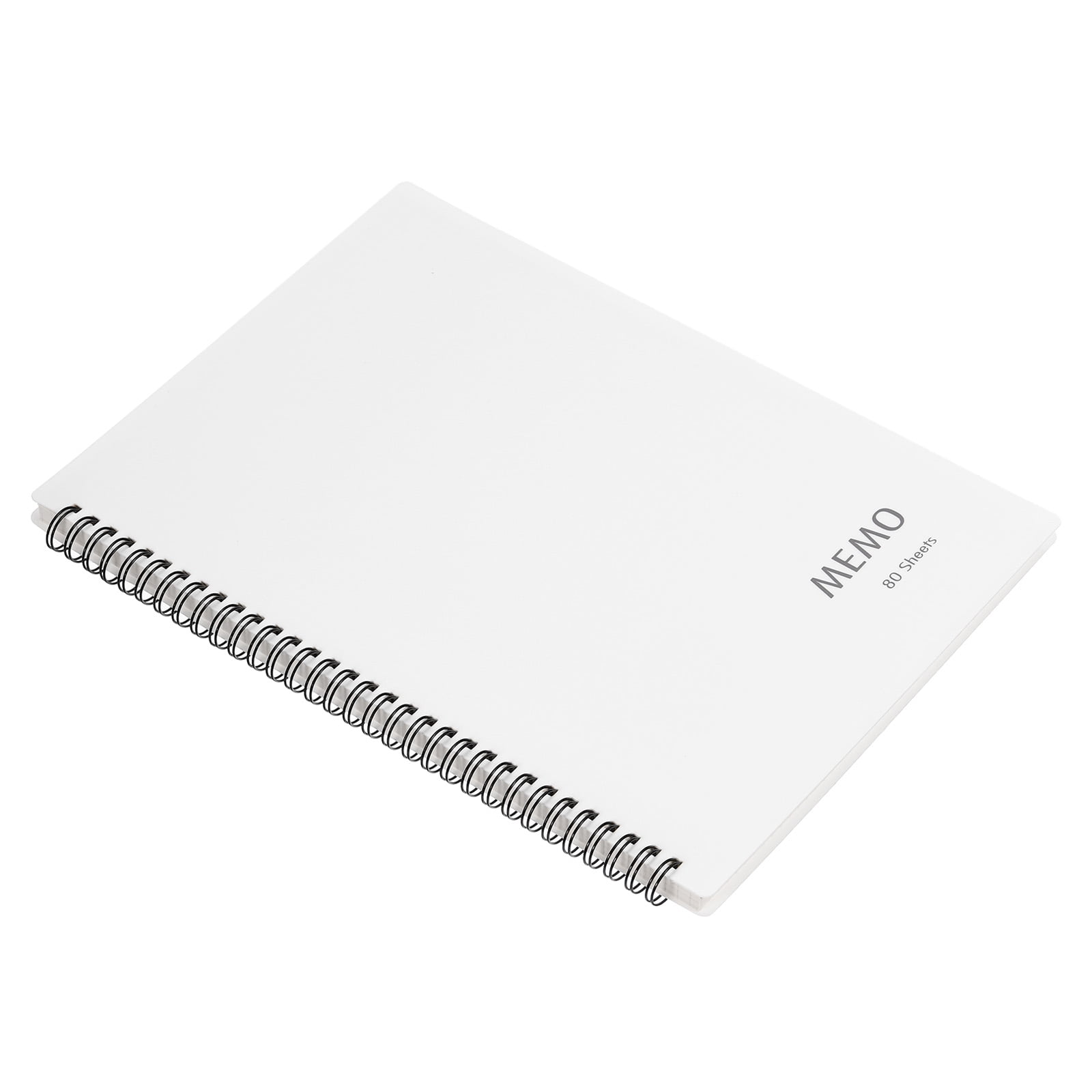 Uxcell A4 Spiral Graph Notebook 80 Sheets Grid Paper Hardcover Memo Pad