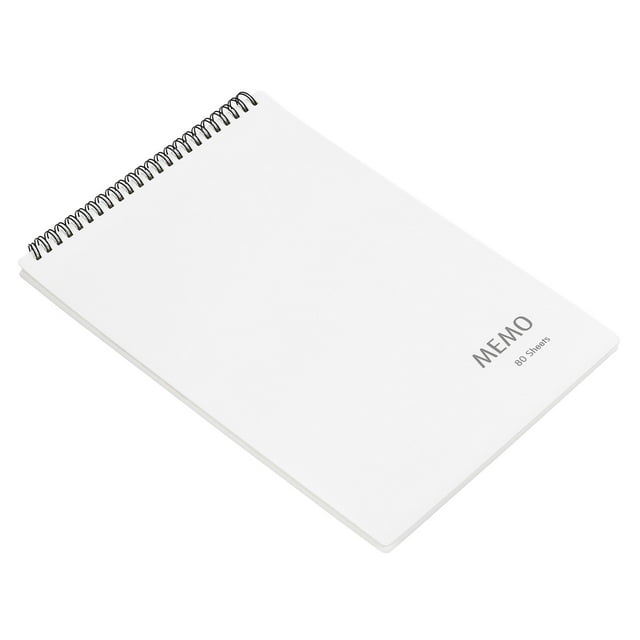 Uxcell A4 Top Spiral Graph Notebook 80 Sheets Grid Paper Hardcover Memo