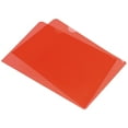 thumbnail image 1 of Uxcell A5 Clear Document Pouch Plastic L Type Folders, Red 12 Pack, 1 of 6