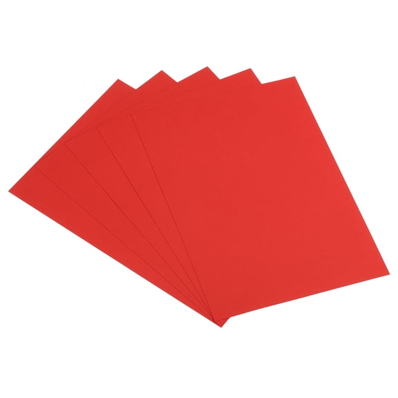 Uxcell A5 Cyanotype Paper, 24 Sheets 8.3x5.7" Sun Print Solar Drawing Paper Printing Paper, Red