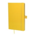 thumbnail image 1 of Uxcell A5 Lined Journal Notebook Hardcover 160 Pages 80 Gsm Thick Ruled Paper with Pen Loop, Yellow, 1 of 6