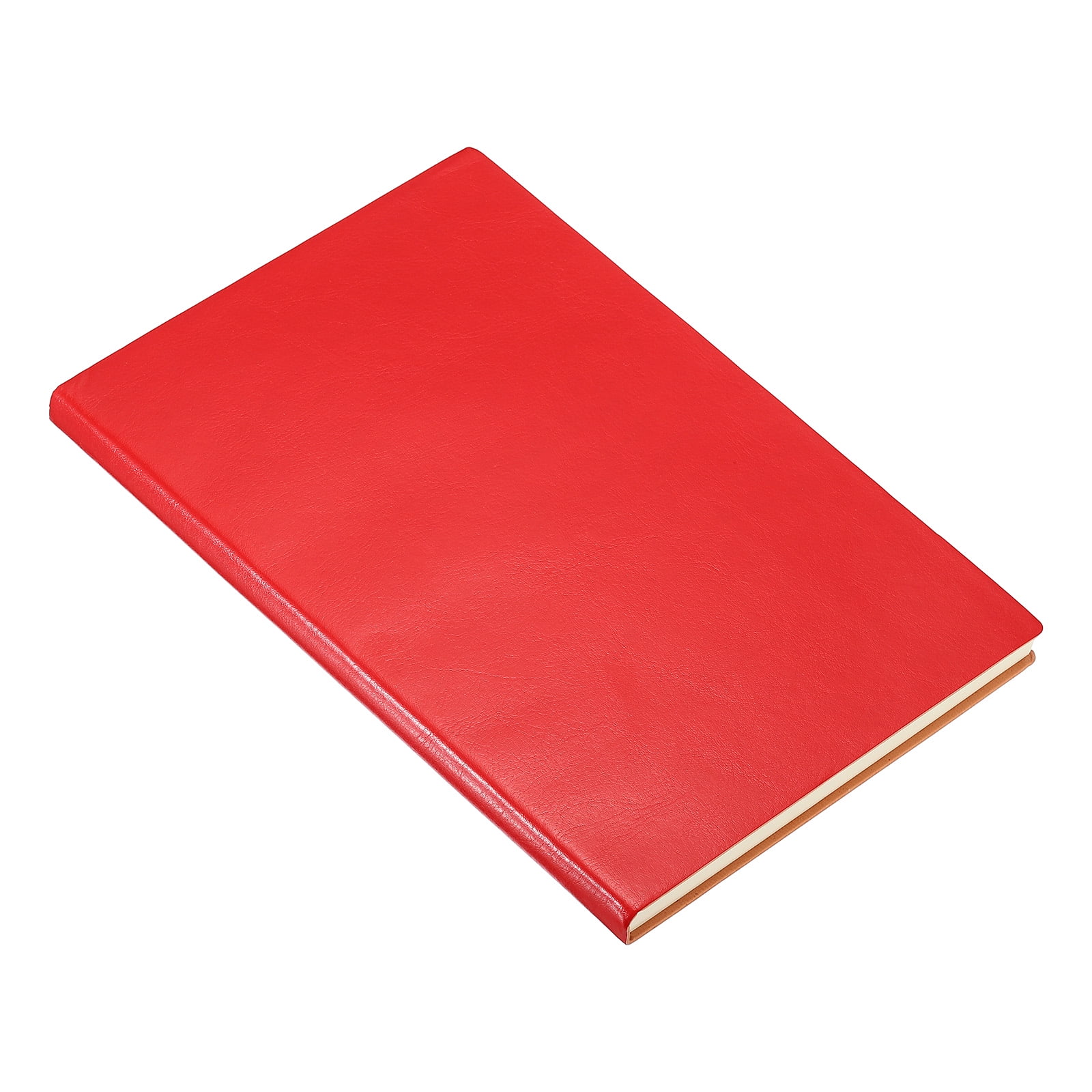 Uxcell A5 PU Leather Notebook Soft PU Cover 100 Sheets 80 Gsm Thick