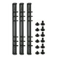 thumbnail image 1 of Uxcell A5 Ring Binder Mechanisms, 3 Set 6-Hole Replacement Kit for Binder Planners Binding Accessories, Black, 1 of 7