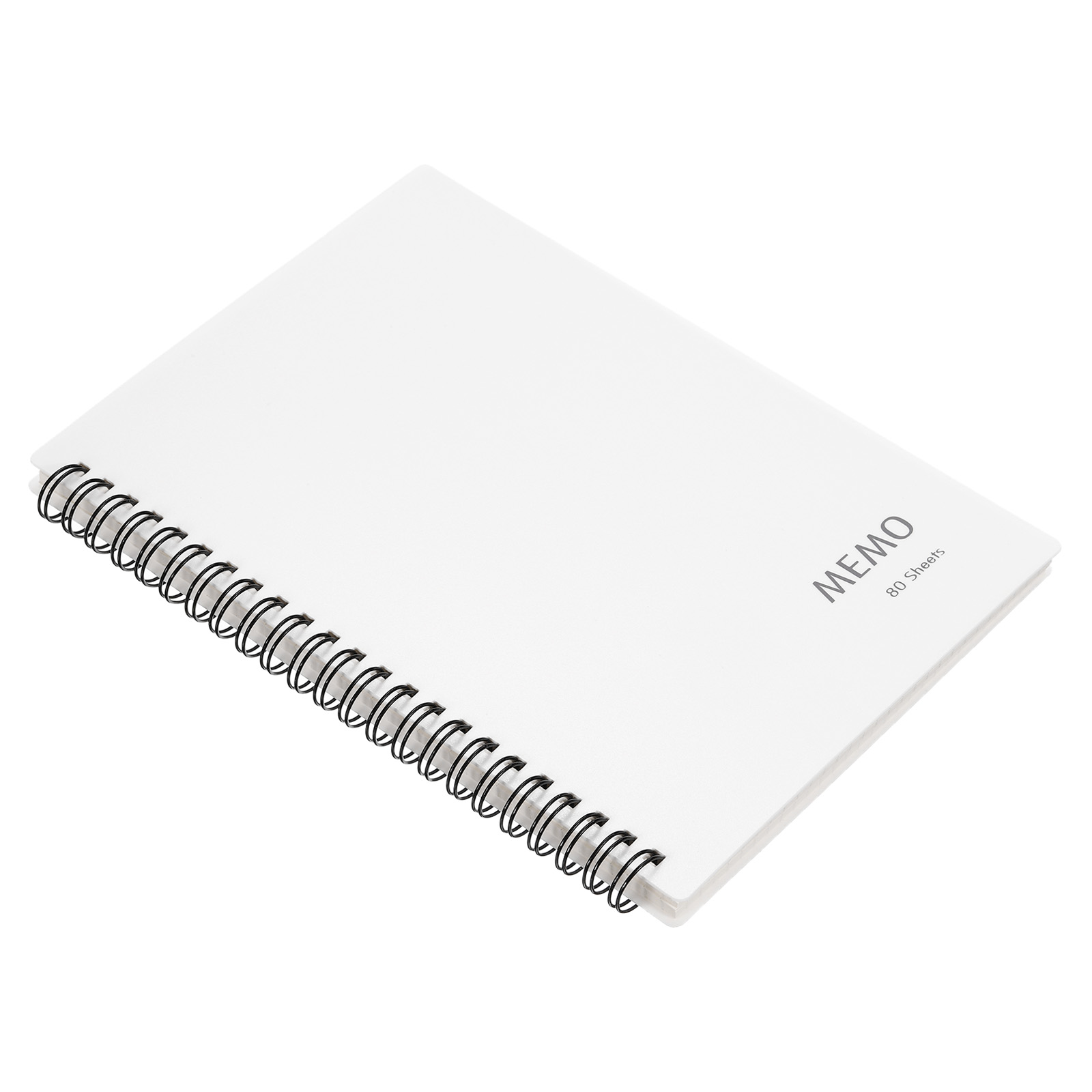Uxcell A5 Spiral Graph Notebook 80 Sheets Grid Paper Hardcover Memo Pad
