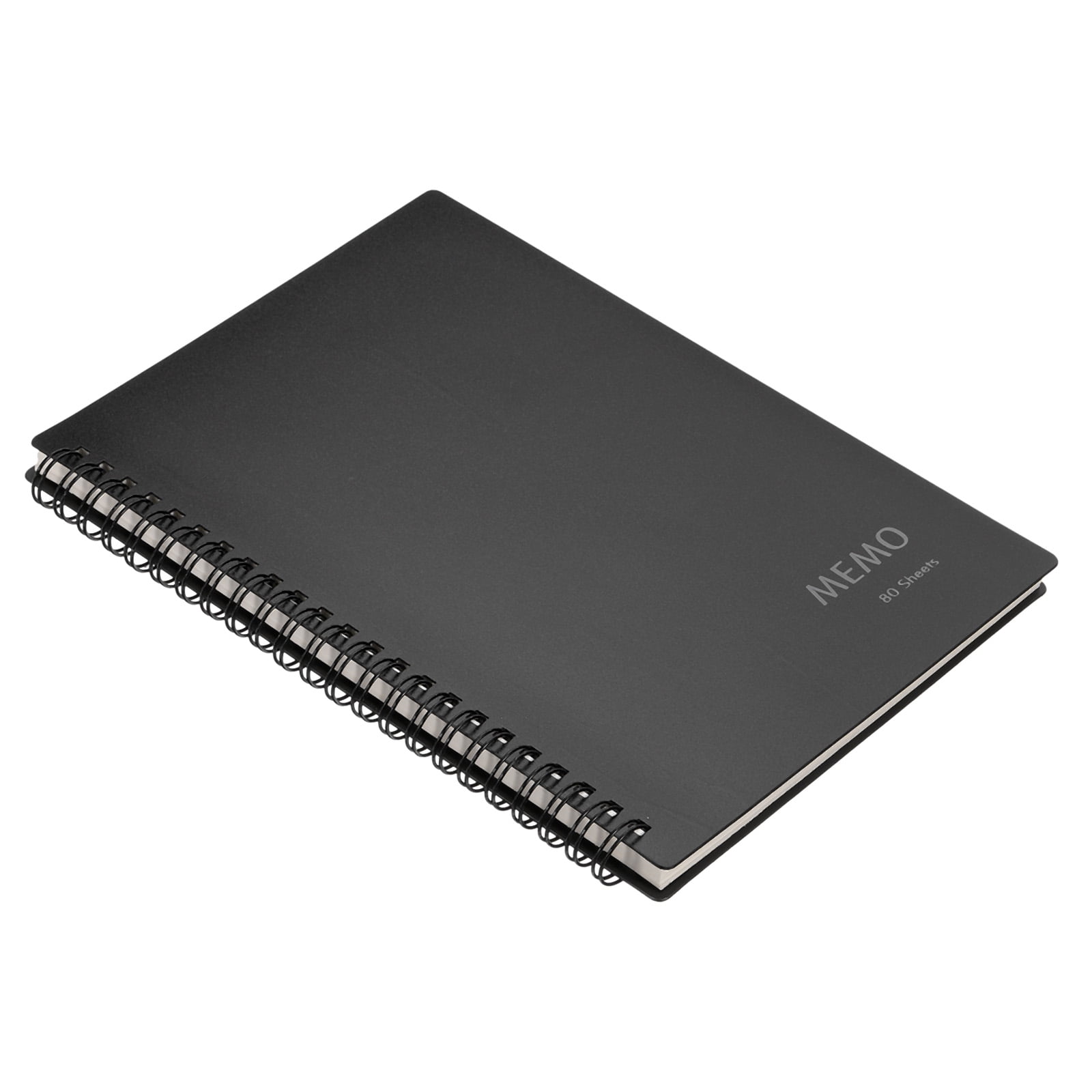 Uxcell A5 Spiral Lined Notebook 80 Sheets Ruled Paper Hardcover Memo