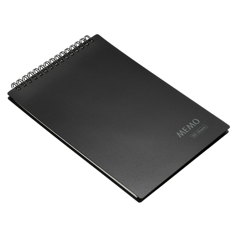 Uxcell A5 Top Spiral Lined Notebook 80 Sheets Ruled Paper