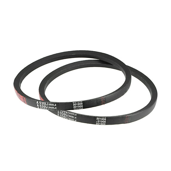 Uxcell A530/A21 V Belt 21-inch Inner Girth, A-Section Rubber Drive Belt 2pcs