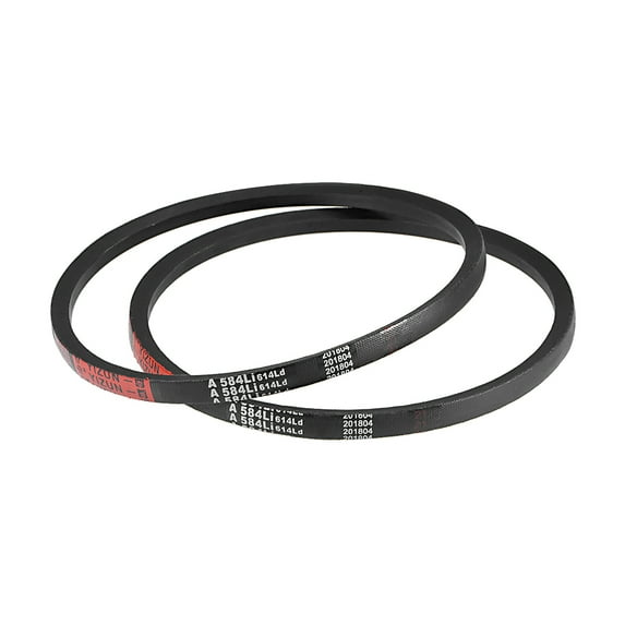 Uxcell A584/A23 V Belt 23-inch Inner Girth, A-Section Rubber Drive Belt 2pcs