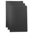 thumbnail image 1 of Uxcell A6 Binder Cover, 3 Pcs PP 6 Ring Loose Leaf Binder Protector, 1 of 5
