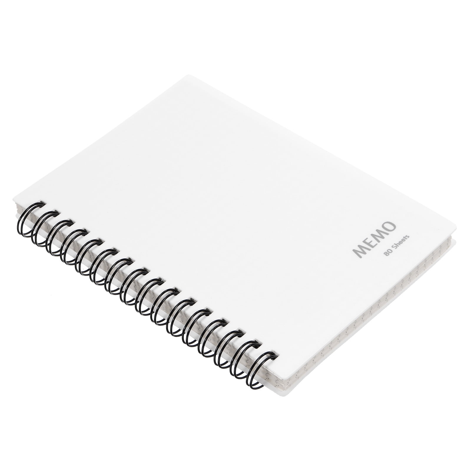 Uxcell A6 Spiral Graph Notebook 80 Sheets Grid Paper Hardcover Memo Pad