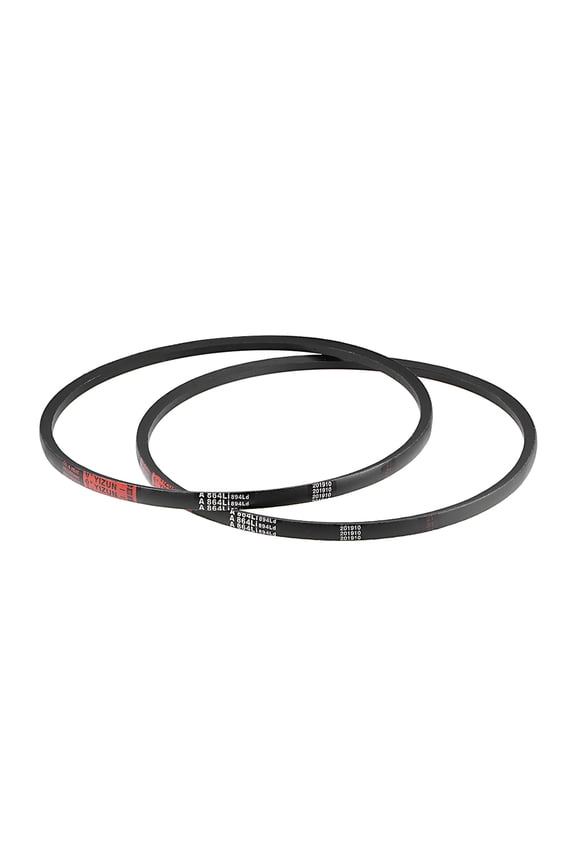 A864/A34 V Belt 34-inch Inner Girth, A-Section Rubber Drive Belt 2pcs