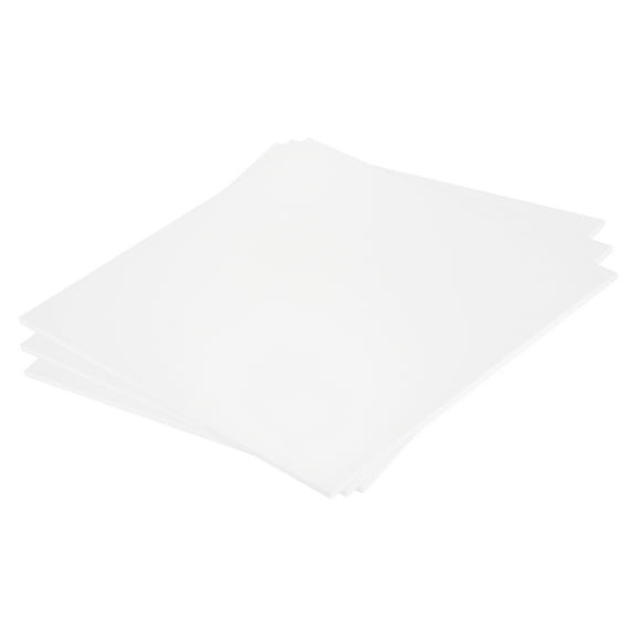 Uxcell ABS Plastic Sheet 10 x 10 x 0.16 Inch ABS Styrene Sheets for Building Model DIY Crafts Panel White 3 Pcs
