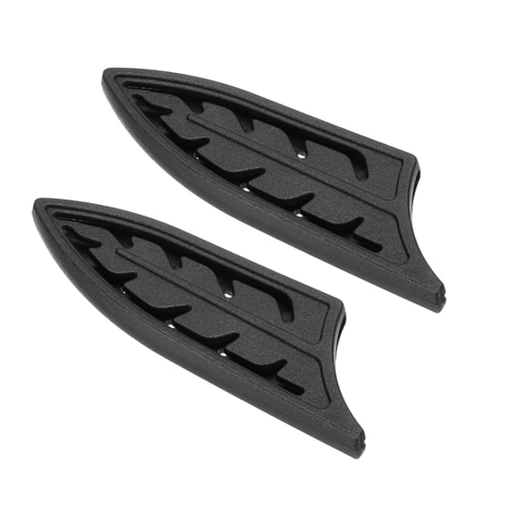 Uxcell ABS Safety Knife Cover Sleeves for 3" Ceramic knife, Universal Blade Protector Sheath for Kitchen Bar, Black 2 Pcs