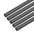 thumbnail image 1 of Uxcell ABS Styrene Stick Solid Bar Model for DIY Toys Building Making Architectural Model Making Black 5Pcs 4/25" x 10", 1 of 7