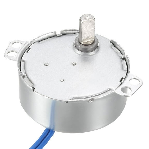 Uxcell AC 100-127V 45-54RPM 50-60Hz CCW/CW 4W for Microwave Oven Metal Gear Synchronous Motor