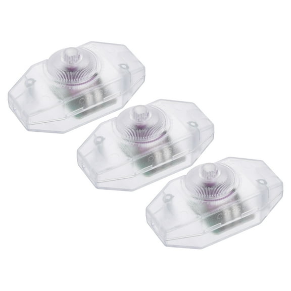 Uxcell AC 110V 100W Welding Lamp Dimmer Clear Rotary Cord Switch 3 Pack