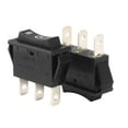 thumbnail image 1 of Uxcell AC 20A/125V 22A/250V SPDT 3P On/Off/On 3 Position Boat Rocker Switch UL Listed, 1 of 4