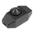 thumbnail image 1 of Uxcell AC 250V 2A Rotary Cord Switch Black for Table Lamp, 1 of 5