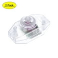 thumbnail image 1 of Uxcell AC 250V 2A Rotary Cord Switch Clear for Table Lamp 2 Pack, 1 of 5