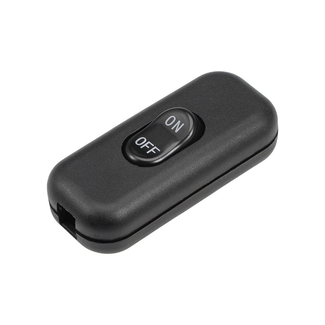 Uxcell AC 250V 6A On-Off Inline Cord Switch Nylon Black for Desk Lamp ...