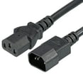 thumbnail image 1 of Uxcell AC Power Cord 3 Prong C14 Male to C13 Female 4.92Ft 250V 10A PDU Extension Cable, 1 of 5
