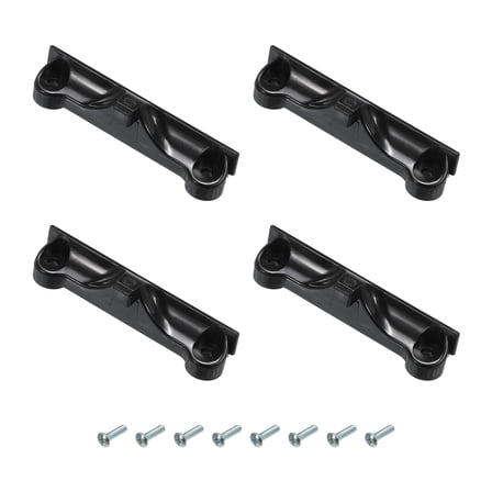 Uxcell AM4 CPU Fan Heatsink Bracket Cooling Mounting Sheet Plate Durable with 8 Screws Black 4Pcs