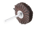 thumbnail image 1 of Uxcell Abrasive Cloth Flap Wheel Sanding Star 1/4-Inch Shank for Woodworking Root Carving Furniture Polishing 150 Grits, 1 of 4
