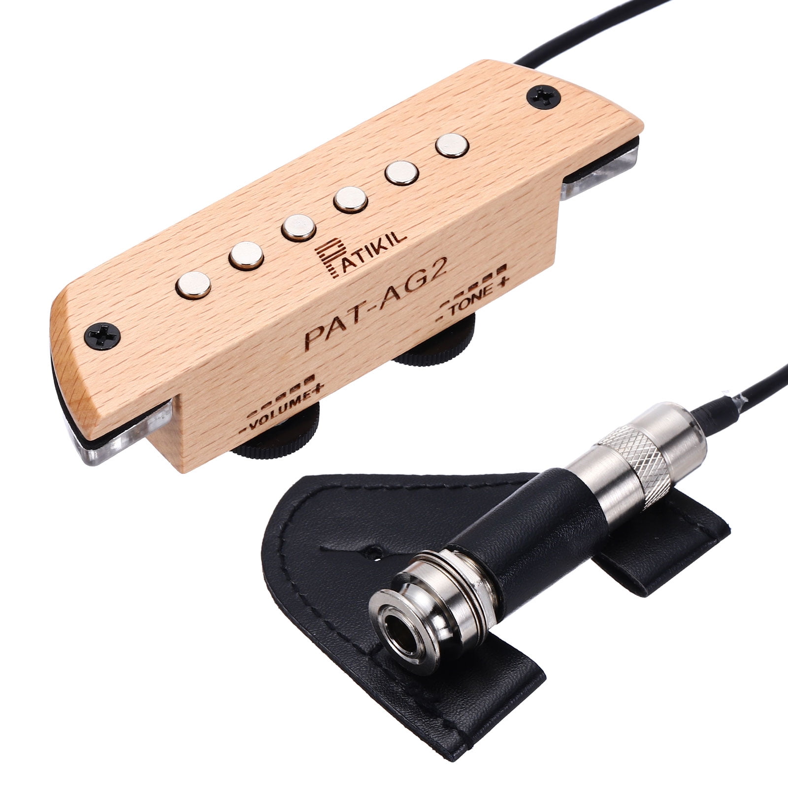 Uxcell Acoustic Guitar Pickup, Passive Guitar Pickups Volume Timbre Control