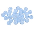 thumbnail image 1 of Uxcell 60Pcs Acrylic Beads, Cute Beads Bulk Spacer Bead Bubble Ab Crystal Plastic Candy Loose Round Pearl Bead , Blue, 1 of 6