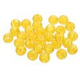 thumbnail image 1 of Uxcell 60Pcs Acrylic Beads, Cute Beads Bulk Spacer Bead Bubble Ab Crystal Plastic Candy Loose Round Pearl Bead , Orange, 1 of 6